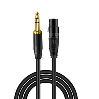 Câble XLR mâle vers 3P de 6.35mm pour guitare, Microphones, haut-parleurs, amplificateur de console de son