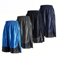 Shorts de basketball personnalisés en polyester à séchage rapide, nouveau design, maille respirante, écologiques et de haute qualité