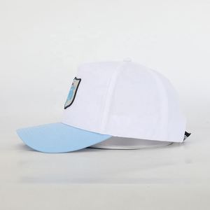 BSCI Ome Usine Broderie Logo En Gros Haute Qualité 5 Panneau Hommes Femmes Sport Chapeau, Blanc Polyester Gorras, Casquette De Baseball Personnalisée - Product Image 3