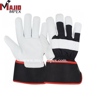 Guantes de Soldadura de Cuero Vacuno de Primera Calidad Majid Impex Mi-6009 de 14 Pulgadas para Trabajo en Vivo, Mejor Calidad y Precio - Product Image 2