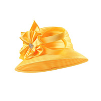 Chapeau Fascinator Fleuri Charmant et Très Vendu avec un Design Élégant en Diamants, Grand Chapeau Coloré pour Cérémonies et Soirées Dansantes pour Femmes