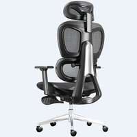 Accoudoir 3D moderne de luxe série haut de gamme réglable dossier haut pleine maille tournante chaise de bureau ergonomique exécutive Base en acier