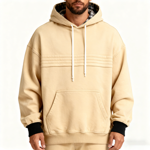 OEM Người Đàn Ông Của Tùy Chỉnh Giản Dị Hoodies 100% Bông Thả Vai Áo Thun Quá Khổ Trùm Mũ Trùm đầu Áo Nỉ Nặng Người Đàn Ông Rửa Sạch Áo - Product Image 1