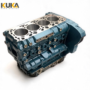 Bloc moteur V3307 en fonte pour mini-chargeuse, petite excavatrice, chariot élévateur, bloc-cylindres diesel turbo - Product Image 1