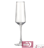 Calici di Champagne in vetro con linee verticali trasparenti unici da 230ml