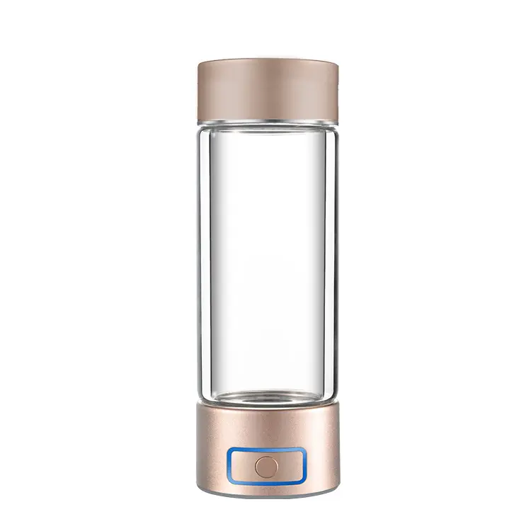 SPEおよびPemテクノロジーを備えたポータブル水素水発生器充電式ポータブルガラス水素水発生器ボトル