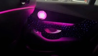 Kit de lumières LED à fibres optiques scintillantes 0,5 mm 16W, éclairage intérieur pour portes de voiture, éclairage étoilé pour voiture, kits d'éclairage étoilé à fibres optiques