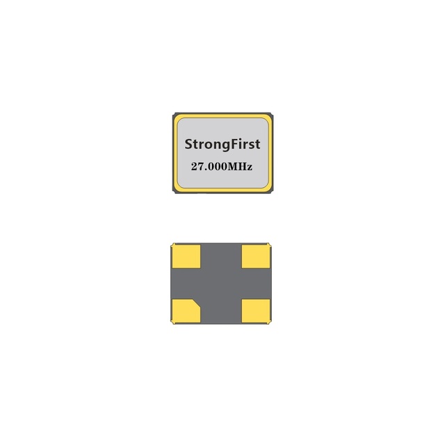 StrongFirst TX8 1.6 X 1.2mm SMD 27.000MHz 8pF 20ppm Quartz Crystal -20C~+70C 100uW MAX