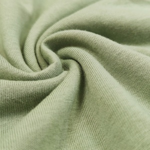Fabricante de tela Muestra <span class=keywords><strong>gratis</strong></span> Jersey de un solo lado de punto 155 GSM 100% Tela de forro de algodón Tela de camiseta - Product Image 5