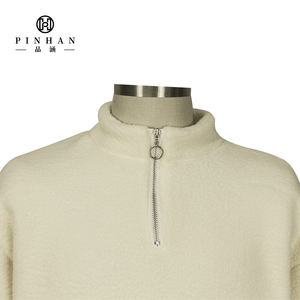 Automne et hiver nouvelle laine d'agneau coton veste femmes veste décontractée tendance américaine col montant <span class=keywords><strong>pull</strong></span> femmes coton veste - Product Image 4