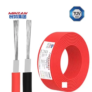 Cable Solar de Cobre Estañado UL4703 TUV, 1,5/1.0kv, 2,5mm, 4mm, 6mm, 10mm, 16mm, CC, XLPE, PV, para Panel Solar, 1 Unidad, 1 Unidad