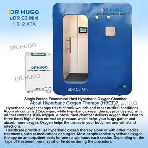 DR HUGO uDR C3 Mini Single Person HBOT Hyperbaric Oxygen Chamber Physiotherapy 1.5ata Sitting type Hyperbaric Chamber - Product Image 4