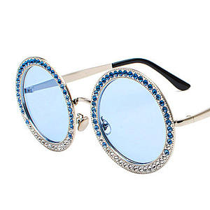 Gafas de Sol Redondas Retro de Lujo para Hombre y Mujer, con Cristales y Montura Grande, Protección UV400, Moda 2021 - Product Image 6