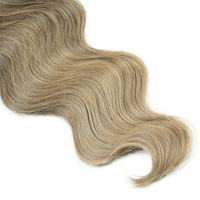 Cheveux synthétiques ondulés pour tresses bohèmes, extensions de cheveux en vrac ondulés, brun ombré blond, vente chaude