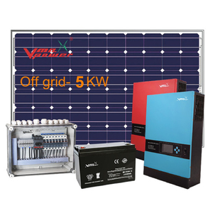 Vmaxpower 5KW năng lượng mặt trời hệ thống năng lượng cho trên mái nhà batteryless Off lai biến tần MPPT điều khiển 48VDC pin năng lượng mặt trời nhà hệ thống - Product Image 3