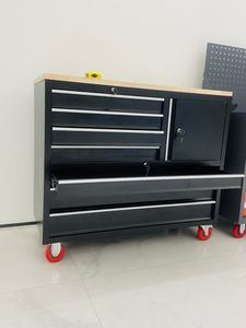 Tùy Chỉnh Thép Nhà Để Xe Công Cụ Giỏ Hàng Kim Loại Ngăn Kéo Tủ Công Cụ Cho Lưu Trữ Hộp Công Cụ Bao Gồm Ngăn Kéo-Hỗ Trợ OEM - Product Image 3