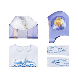 Costume de cosplay Ingrid de Street Fighter, ensemble robe et cape à capuche en satin, tenue de jeu de rôle pour Halloween, performance scénique - Product Image 3