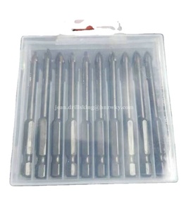 <span class=keywords><strong>Testa</strong></span> di lancia per punta da trapano <span class=keywords><strong>in</strong></span> vetro per piastrelle di marmo ceramico con gambo esagonale da 1/4 pollici - Product Image 1