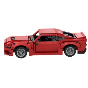 Funbuild spor araba tuğla oyuncak MOC-189802 2024 Mustang GT modeli hız şampiyonlar koyu at arabalar DIY montaj yapı taşları Set - Product Image 4