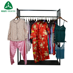 Mixto pijamas de seda ropa de Corea <span class=keywords><strong>se</strong></span> ropa de verano en pacas - Product Image 3