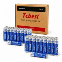Baterai Alkali OEM Harga Terbaik LR03 1.5V 140 menit AAA Baterai Primer Alkali untuk Remote Control