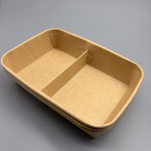 Tazón de Sopa de Fideos de Papel Kraft Ecológico, Resistente al Calor, Cuadrado, para Restaurante, Venta al Por Mayor de Fábrica - Product Image 6