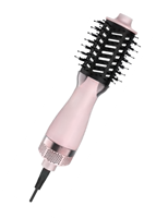Sèche-cheveux et diffuseur de boucles électriques professionnels 3-en-1 avec brosse interchangeable et tête rotative en plastique pour usage domestique
