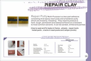 Mumeisha RC argilla epossidica a legame permanente veloce <span class=keywords><strong>stucco</strong></span> in acciaio multifunzionale - Product Image 4