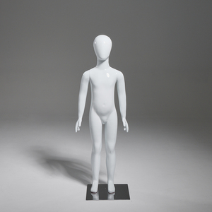 Manichino Maschile in Plastica Bianca Resistente e Luminosa a Corpo Intero per Esposizione di Abbigliamento da <span class=keywords><strong>Uomo</strong></span> e Bambino - Product Image 4