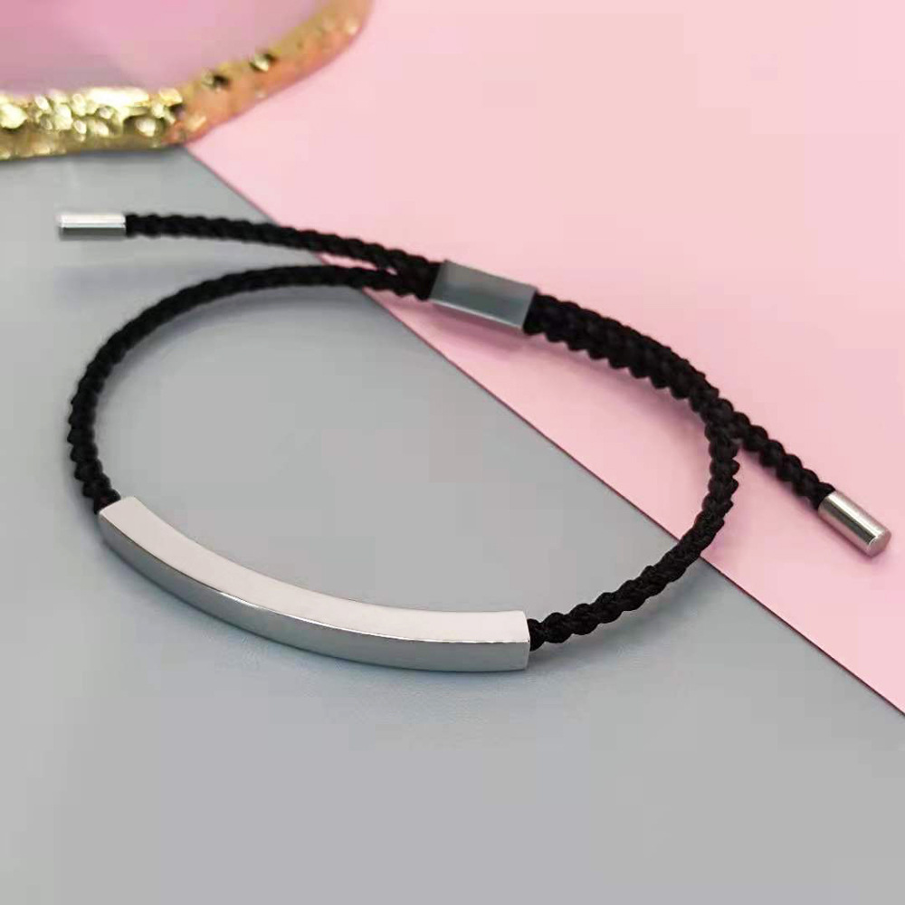steel+Black rope