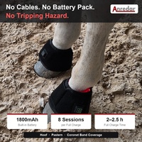 Bottes de thérapie infrarouge protégées par plus de 120 brevets, 80 LED à triple puce pour le bien-être et le confort corporel des chevaux