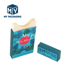 Embalaje de rollo de papel pre a prueba de niños hecho a mano Caja de embalaje de perfume personalizada Cajas de cigarros resistentes a niños