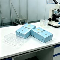 Boîte pliante personnalisée pour flacon de peptide de 3 ml, emballage pharmaceutique vide avec plateau en plastique