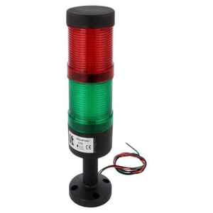 Nuevo y en stock, generador de señal de, semáforo LED RedGreen US Power24VDC IP65 SPAMEL para PLC, PAC y Ctrlrs dedicados - Product Image 1