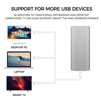 Boîtier pour disque dur externe SSD M.2 Disque USB externe SSD portable de 1 To Disques durs mobiles Lecteur SSD externe
