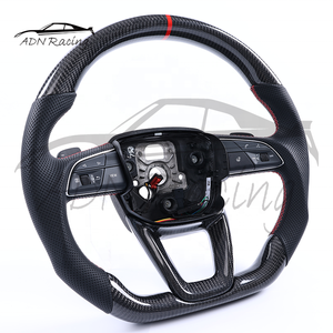 Volant en fibre de carbone personnalisé pour Audi B9 <span class=keywords><strong>A3</strong></span> S3 RS3 A4 S4 RS4 A5 S5 RS5 B9.5, années 2021-2024 - Product Image 1