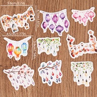 JAI IMAN 128 pièces de stickers autocollants pour scrapbooking, style féerique bohème, pack de stickers DIY esthétiques pour scrapbooking