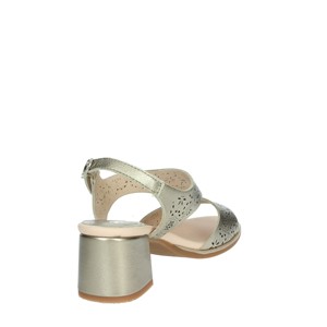 29214 sandali con tacco nero da donna comodo suola in PU scarpe da sposa alla moda con tacco a punta e punta quadrata - Product Image 3