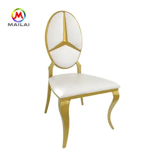 ML-S15 Hotel lounge event stainless steel banquet chairs furniture comfortable chair
