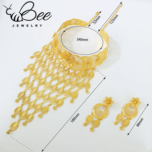 Magnífico Collar Largo con Borlas en Forma de Girasol, Estilo Medio Oriente, de Alta Gama, para Mujer, Ideal para Bodas y Fiestas - Product Image 6