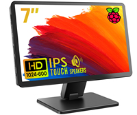 Moniteur tactile Raspberry Pi 7 pouces avec écran tactile pour ordinateur portable, écran LCD d'extension