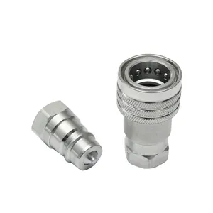 ISO7241 UNA Serie acciaio tubo flessibile idraulico quick release coupling