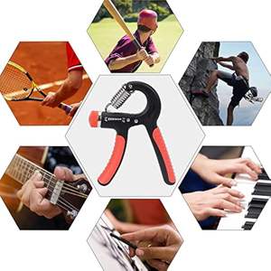 Gripper tangan ABS 10-100kg, untuk penggunaan di rumah, latihan rehabilitasi latihan otot lengan penguat - Product Image 4