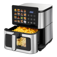 Friteuse à air intelligente 9L, vente directe usine, en acier inoxydable, double tube chauffant, sans huile, numérique, cuisson saine, vente en gros, OEM