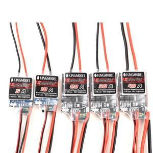 Controlador de Velocidad Bidireccional con Escobillas 5A/10A/20A/30A/40A, <span class=keywords><strong>ESC</strong></span> para Baterí<span class=keywords><strong>a</strong></span> 2S-4S, Repuestos para Motor con Escobillas de Modelos RC - Product Image 1