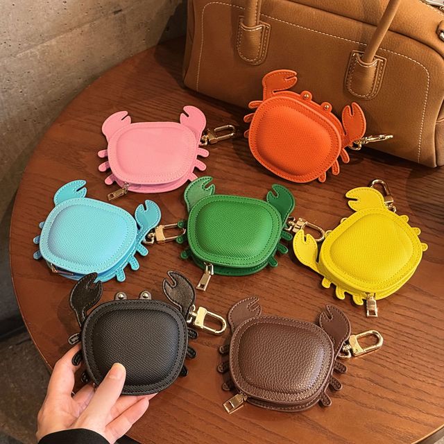 2026 Guangzhou Factory Sale Animal Shaped Crab Purse Gift Purse Bag Airpod Case Box Purse