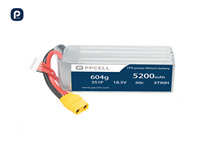 Baterai LiPo 60C High Discharge 5S 5200mAh 18.5V untuk Drone UAV & Multicopter