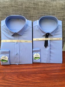 <span class=keywords><strong>Chemise</strong></span> <span class=keywords><strong>homme</strong></span> à manches longues style italien, infroissable et sans repassage, légèrement élastique, coupe ajustée, tendance et élégante pour le bureau - Product Image 4