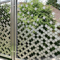 Maßgefertigter Flexibler Edelstahl-Seilnetzbeutel, Diebstahlsicheres Metall-Edelstahlseil-Drahtgeflecht für Rucksackschutz