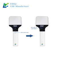 Lecteur RFID UHF NFC Bluetooth portable ELFDAY, scanner sans fil rechargeable, fréquence 868 MHz, compatible Android, iOS, Windows